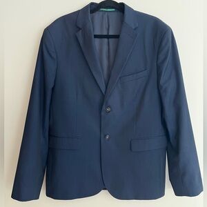 RW&Co Athletic Fit Navy Blue Blazer Sport Coat Business Casual Professional